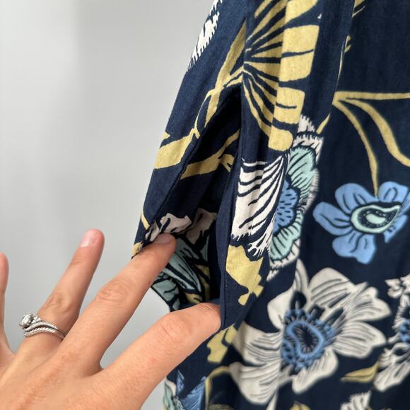 FREE PEOPLE NWT Bali Albright Jumpsuit in Navy Combo // XS - Picture 7 of 14